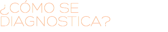 ¿CÓMO SE DIAGNOSTICA? 